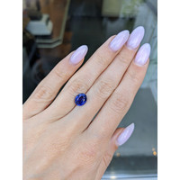 3.10 Ct. Blue Sapphire from Ceylon (Sri Lanka) Life Style