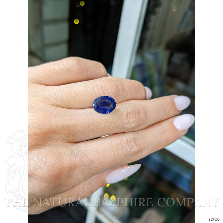 3.31 Ct. Blue Sapphire from Ceylon (Sri Lanka)