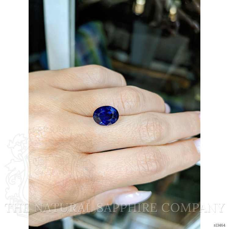 5.21 Ct. Blue Sapphire from Ceylon (Sri Lanka)