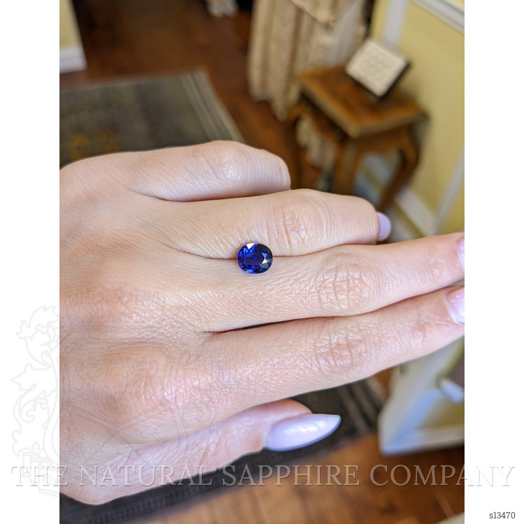 1.61 Ct. Blue Sapphire from Ceylon (Sri Lanka)