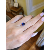 1.61 Ct. Blue Sapphire from Ceylon (Sri Lanka) Life Style
