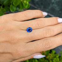 1.61 Ct. Blue Sapphire from Ceylon (Sri Lanka) Life Style