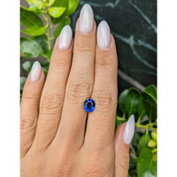 1.61 Ct. Blue Sapphire from Ceylon (Sri Lanka) Life Style
