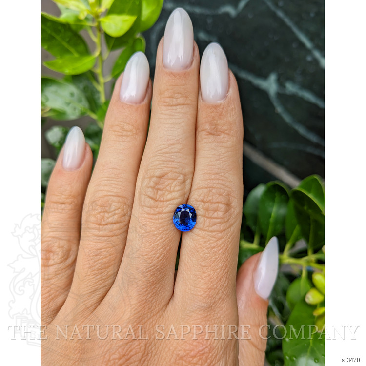 1.61 Ct. Blue Sapphire from Ceylon (Sri Lanka)
