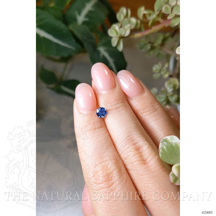 0.62 Ct. Blue Sapphire from Ceylon (Sri Lanka)