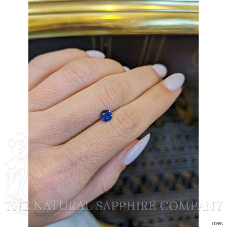 0.60 Ct. Blue Sapphire from Ceylon (Sri Lanka)