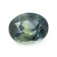 0.46 Ct. Bluish Green Sapphire from Africa Video