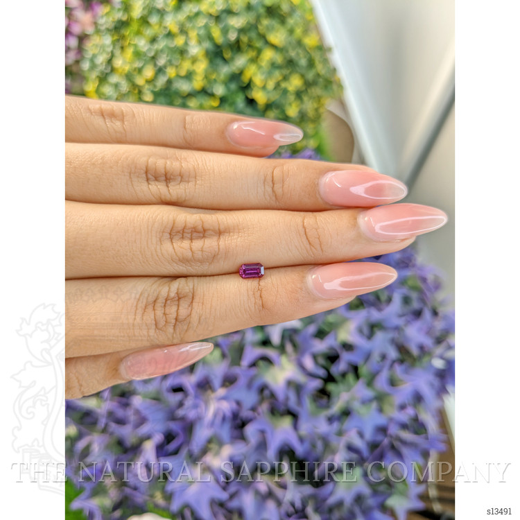 0.55 Ct. Pink Sapphire from Ceylon (Sri Lanka)