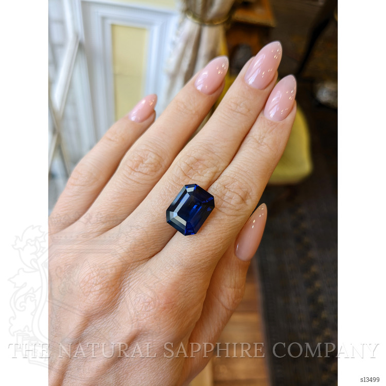 13.53 Ct. Blue Sapphire from Ceylon (Sri Lanka)