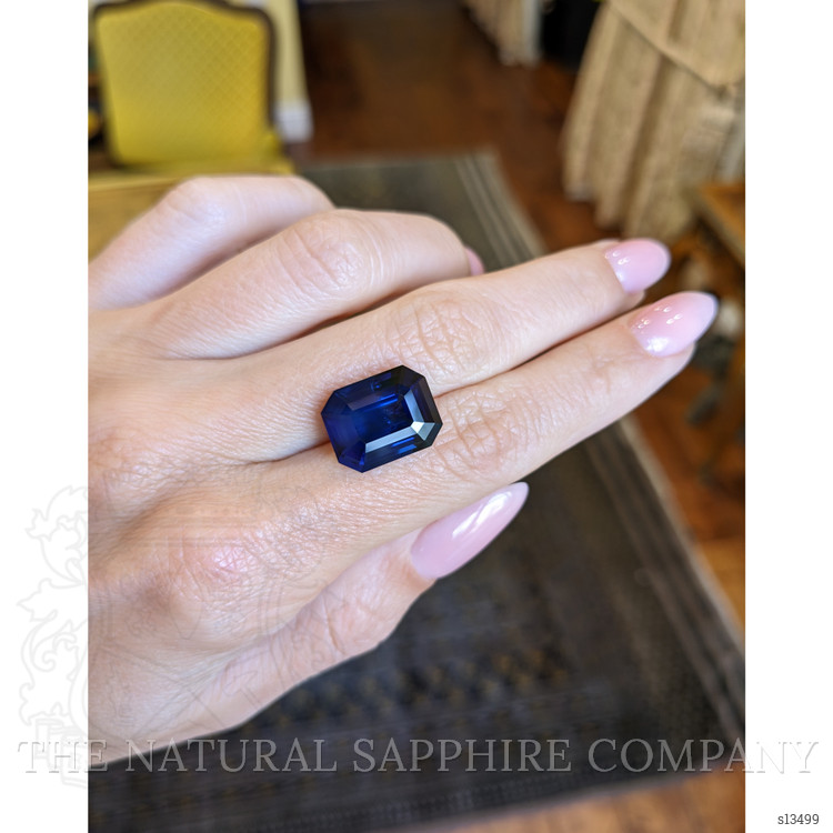 13.53 Ct. Blue Sapphire from Ceylon (Sri Lanka)
