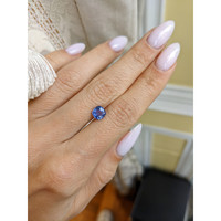 1.22 Ct. Purplish Blue Sapphire from Ceylon (Sri Lanka) Life Style