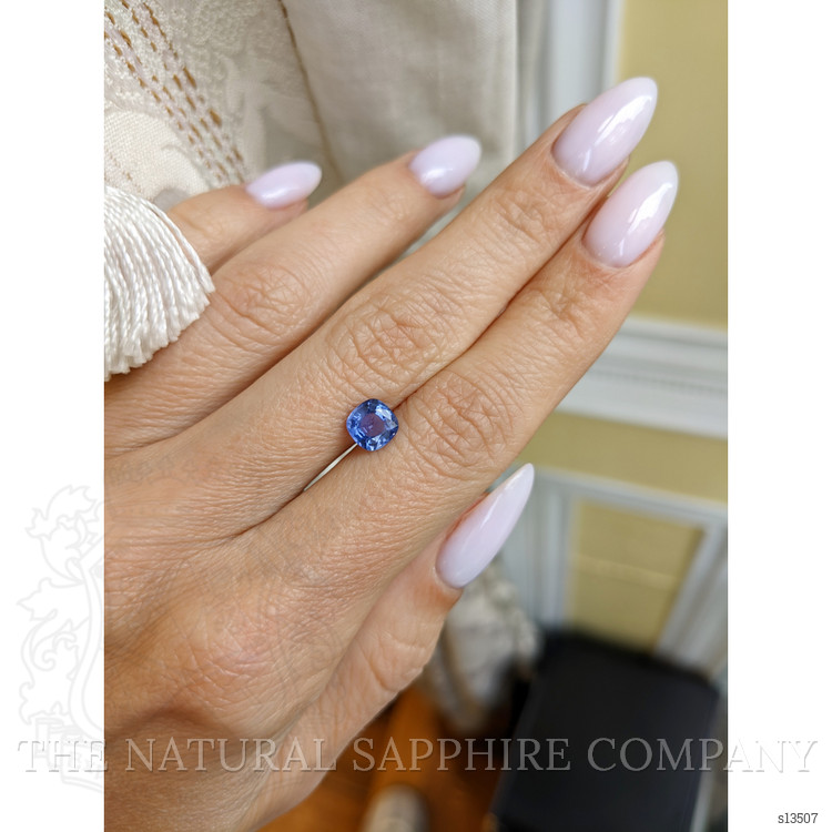 1.22 Ct. Purplish Blue Sapphire from Ceylon (Sri Lanka)