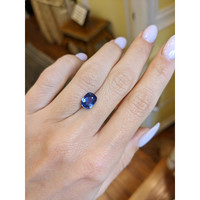 2.12 Ct. Blue Sapphire from Ceylon (Sri Lanka) Life Style