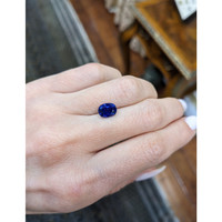 2.51 Ct. Blue Sapphire from Ceylon (Sri Lanka) Life Style