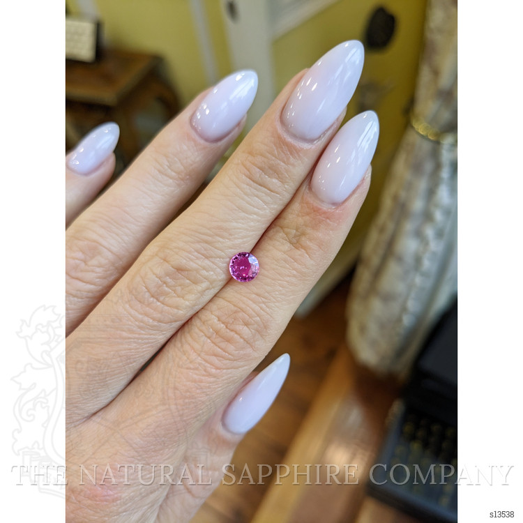0.79 Ct. Pink Sapphire from Ceylon (Sri Lanka)
