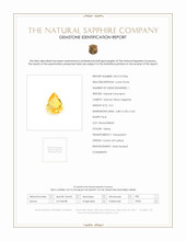 0.61 Ct. Yellow Sapphire from Ceylon (Sri Lanka) Scan Report