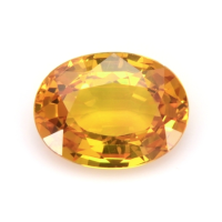 2.13 Ct. Orangish Yellow Sapphire from Ceylon (Sri Lanka) Video