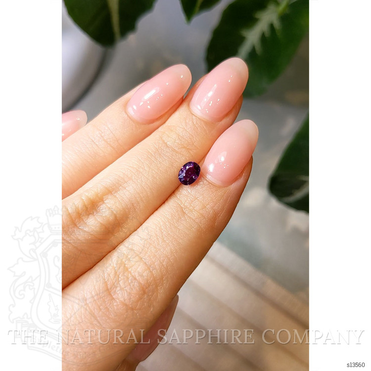 0.84 Ct. Purple Sapphire from Mozambique