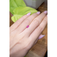 0.52 Ct. Pink Sapphire from Mozambique Life Style