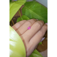 0.69 Ct. Pink Sapphire from Mozambique Life Style