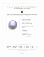 25.50 Ct. Bluish Grey Star Sapphire from Ceylon (Sri Lanka) Scan Report