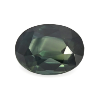 0.88 Ct. Green Sapphire from Africa Video