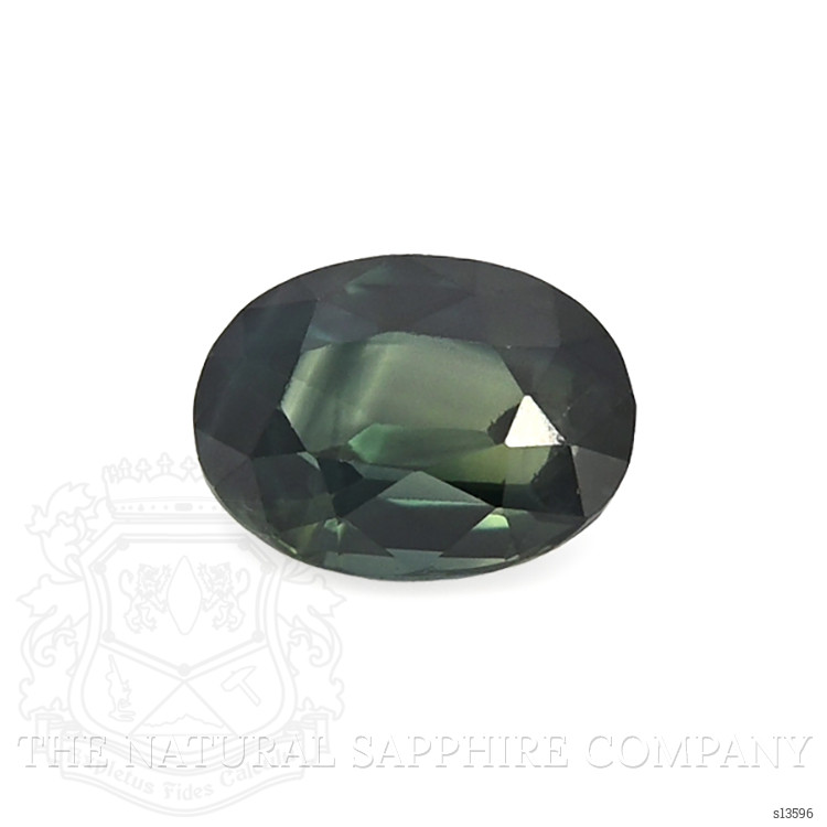 0.88 Ct. Green Sapphire from Africa