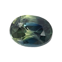 0.43 Ct. Bluish Green Sapphire from Africa Video