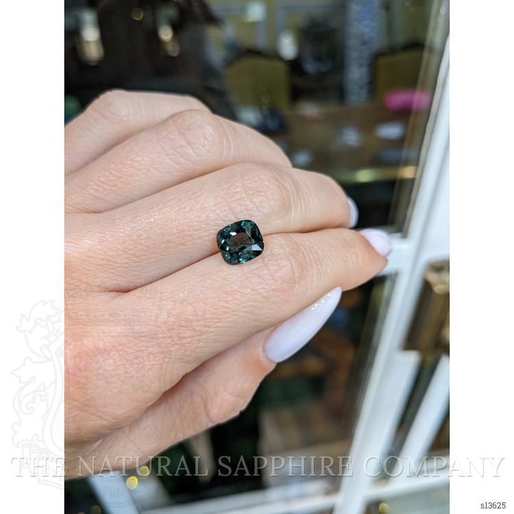 3.15 Ct. Greenish Blue Sapphire from Madagascar