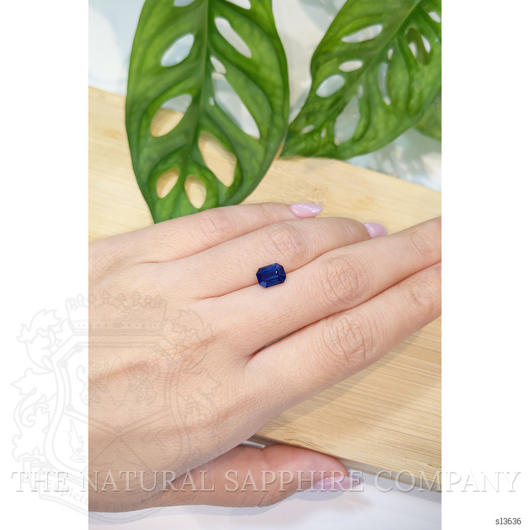 2.14 Ct. Blue Sapphire from Ceylon (Sri Lanka)