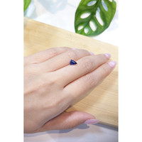 1.11 Ct. Blue Sapphire from Ceylon (Sri Lanka) Life Style