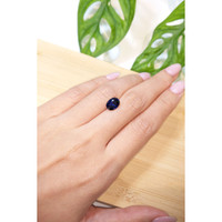 2.64 Ct. Blue Sapphire from Ceylon (Sri Lanka) Life Style