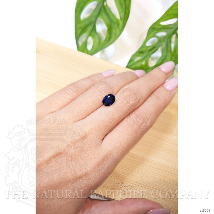2.64 Ct. Blue Sapphire from Ceylon (Sri Lanka)