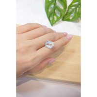 12.09 Ct. White Sapphire from Ceylon (Sri Lanka) Life Style