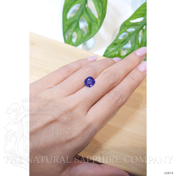 2.74 Ct. Blue Sapphire from Ceylon (Sri Lanka)