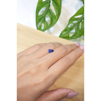 1.18 Ct. Blue Sapphire from Ceylon (Sri Lanka) Life Style