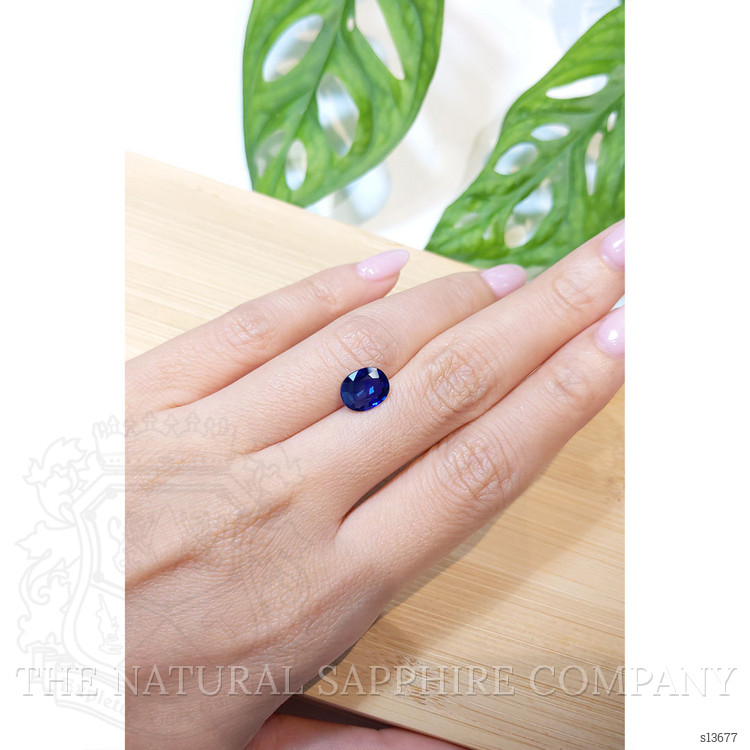 2.34 Ct. Blue Sapphire from Ceylon (Sri Lanka)