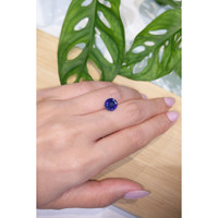 3.54 Ct. Blue Sapphire from Ceylon (Sri Lanka) Life Style