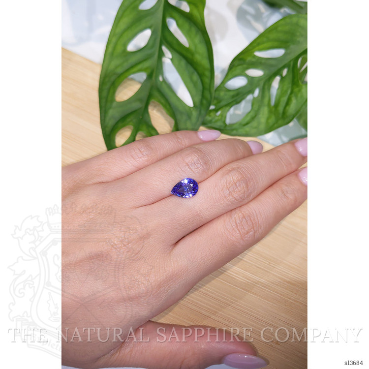 3.13 Ct. Blue Sapphire from Ceylon (Sri Lanka)