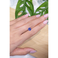 1.30 Ct. Blue Sapphire from Ceylon (Sri Lanka) Life Style