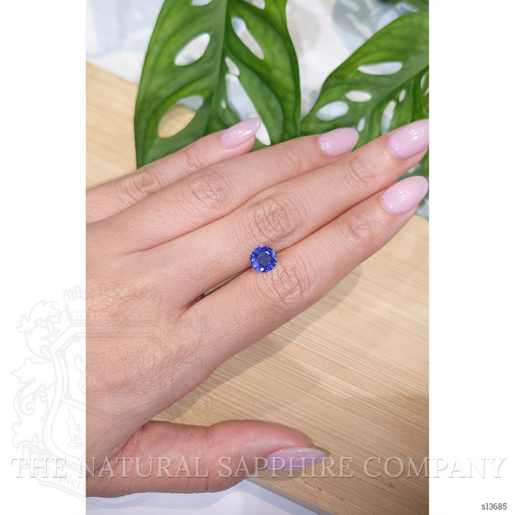 1.30 Ct. Blue Sapphire from Ceylon (Sri Lanka)