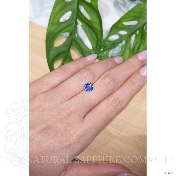 1.34 Ct. Blue Sapphire from Ceylon (Sri Lanka)