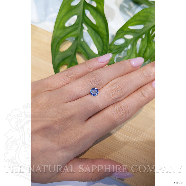 1.34 Ct. Blue Sapphire from Ceylon (Sri Lanka)