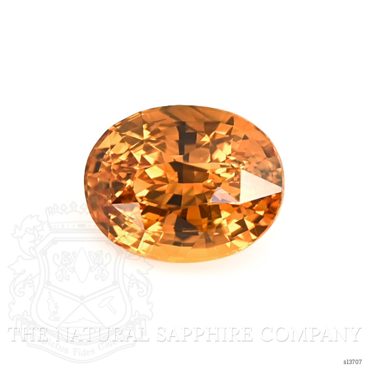 2.67 Ct. Orange Sapphire from Ceylon (Sri Lanka)