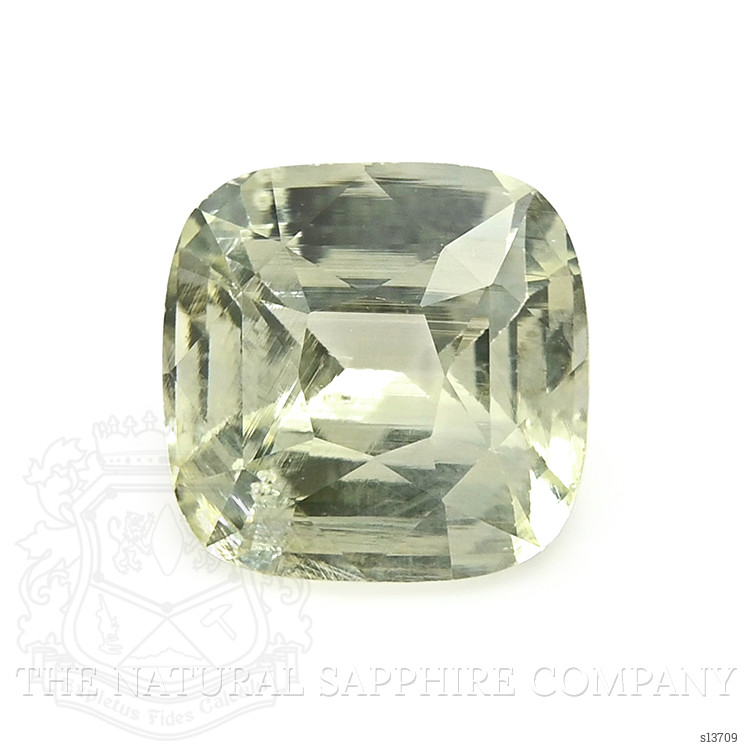 2.04 Ct. Greenish Yellow Sapphire from Ceylon (Sri Lanka)
