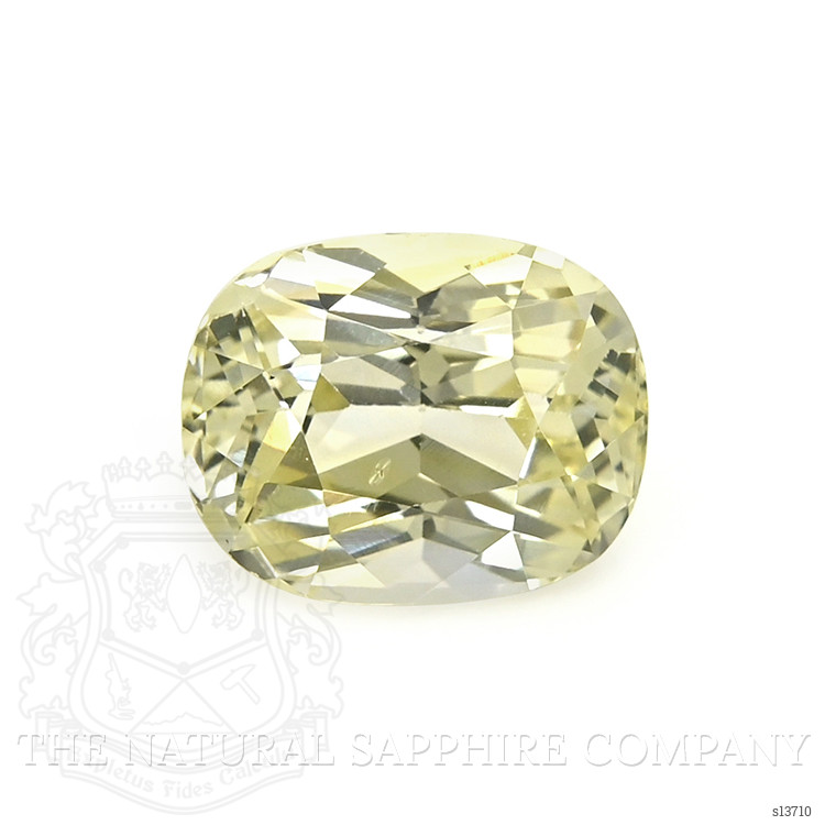 2.08 Ct. Greenish Yellow Sapphire from Ceylon (Sri Lanka)