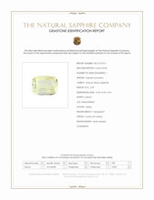 2.09 Ct. Yellow Sapphire from Ceylon (Sri Lanka) Scan Report