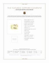 2.17 Ct. Yellow Sapphire from Ceylon (Sri Lanka) Scan Report