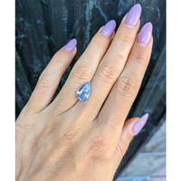 3.52 Ct. Blue Sapphire from Ceylon (Sri Lanka) Life Style