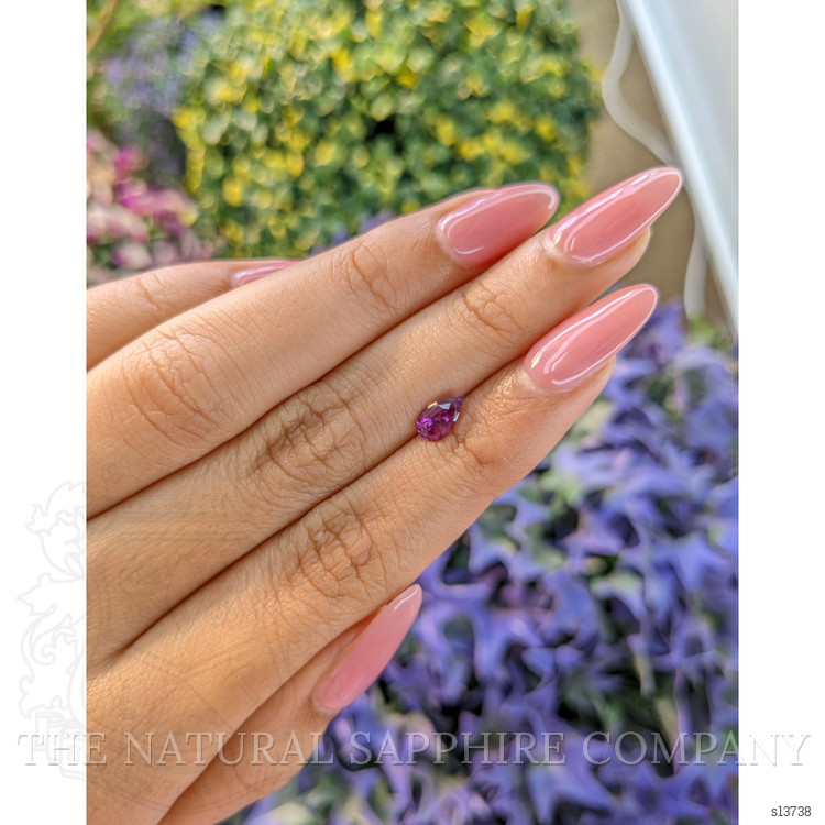 0.79 Ct. Pinkish Purple Sapphire from Ceylon (Sri Lanka)